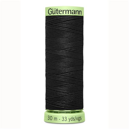 Gütermann Polyester siersteekgaren 30 meter dikte 30 - Kleur 000