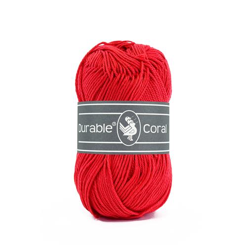 Durable Coral brei- en haakgaren 50 gram 125 meter 100 % katoen - Kleur 318