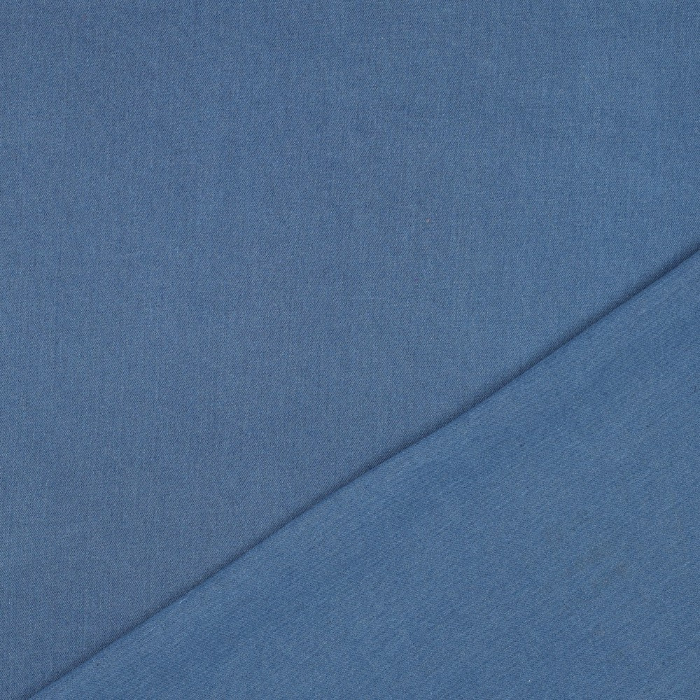 DENIM STRETCH 11OZ RECYCLED INDIGO BLEACHED