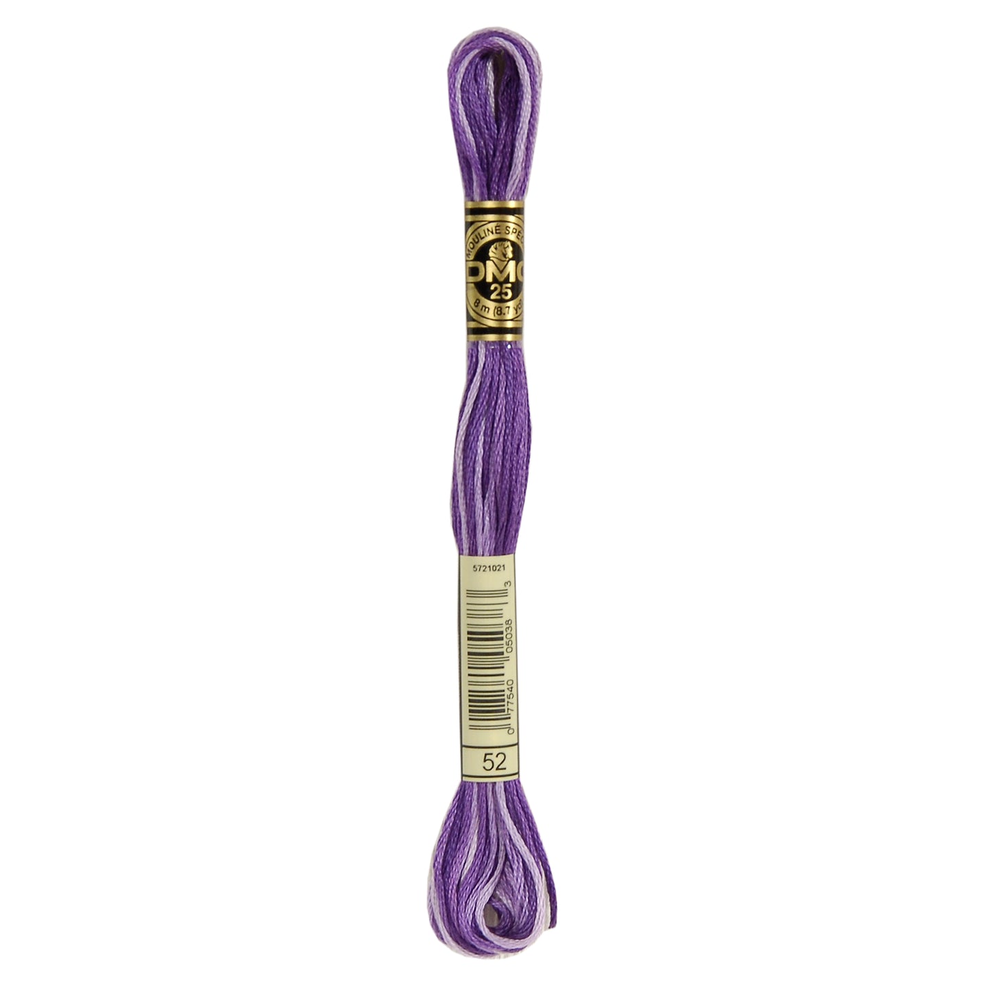 DMC Mouliné splijtzijde borduurgaren 6 draads 8 meter - Kleur 52