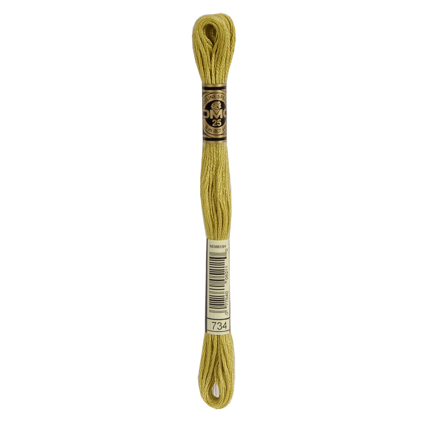 DMC Mouliné splijtzijde borduurgaren 6 draads 8 meter - Kleur 734