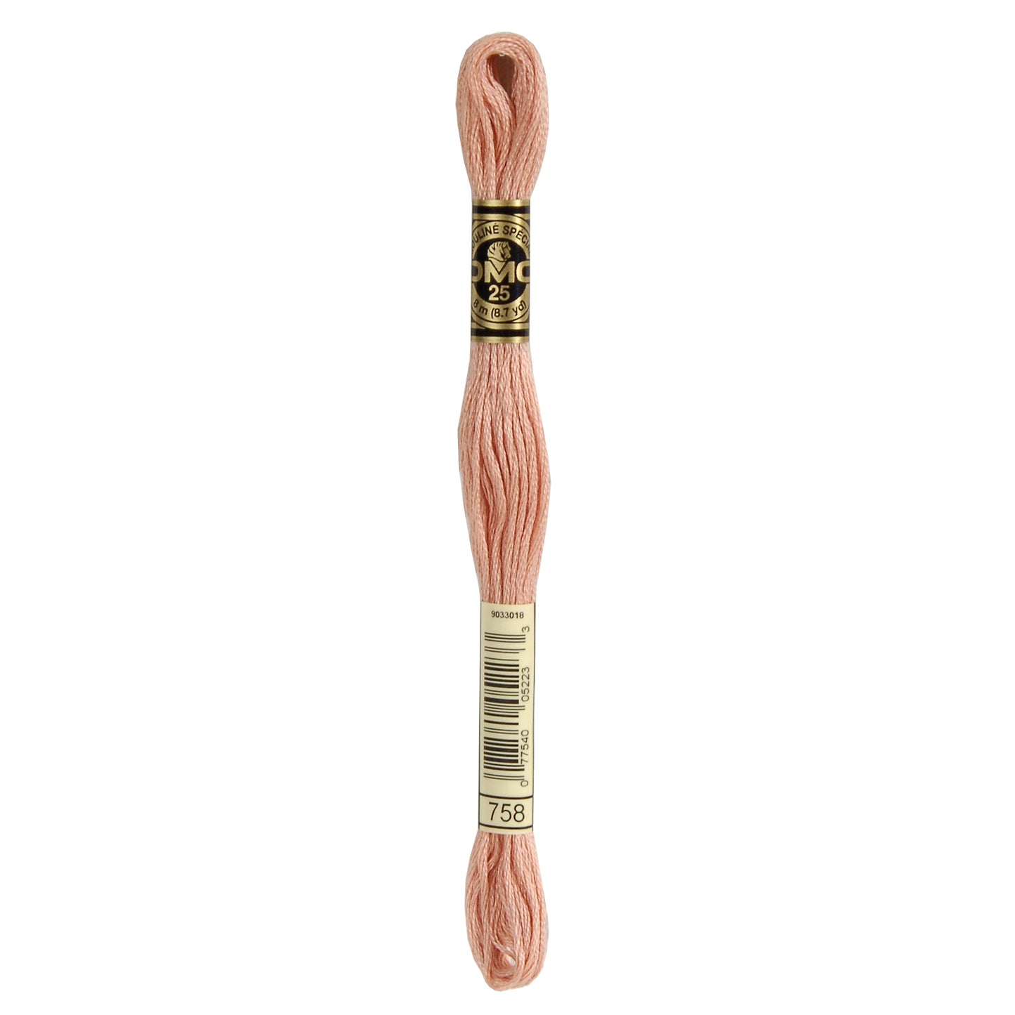 DMC Mouliné splijtzijde borduurgaren 6 draads 8 meter - Kleur 758