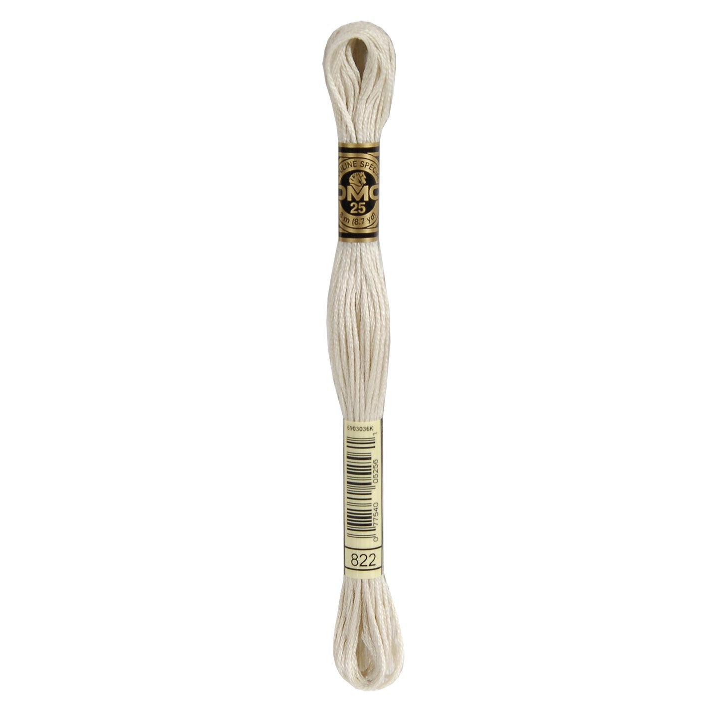 DMC Mouliné splijtzijde borduurgaren 6 draads 8 meter - Kleur 822