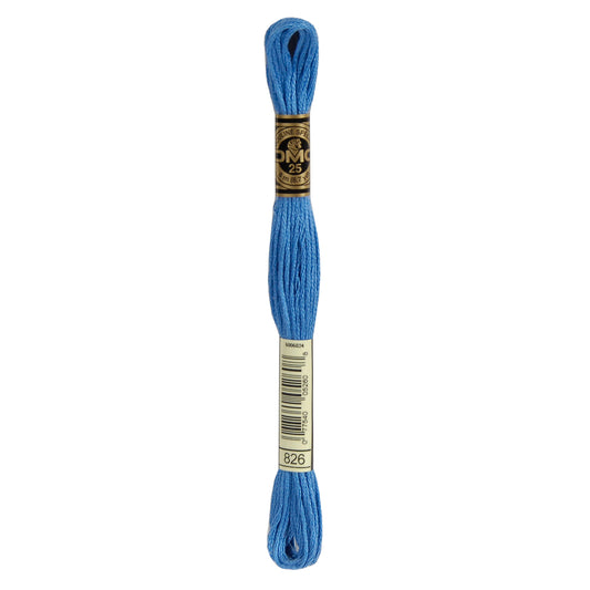 DMC Mouliné splijtzijde borduurgaren 6 draads 8 meter - Kleur 826