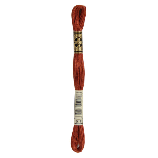 DMC Mouliné splijtzijde borduurgaren 6 draads 8 meter - Kleur 918