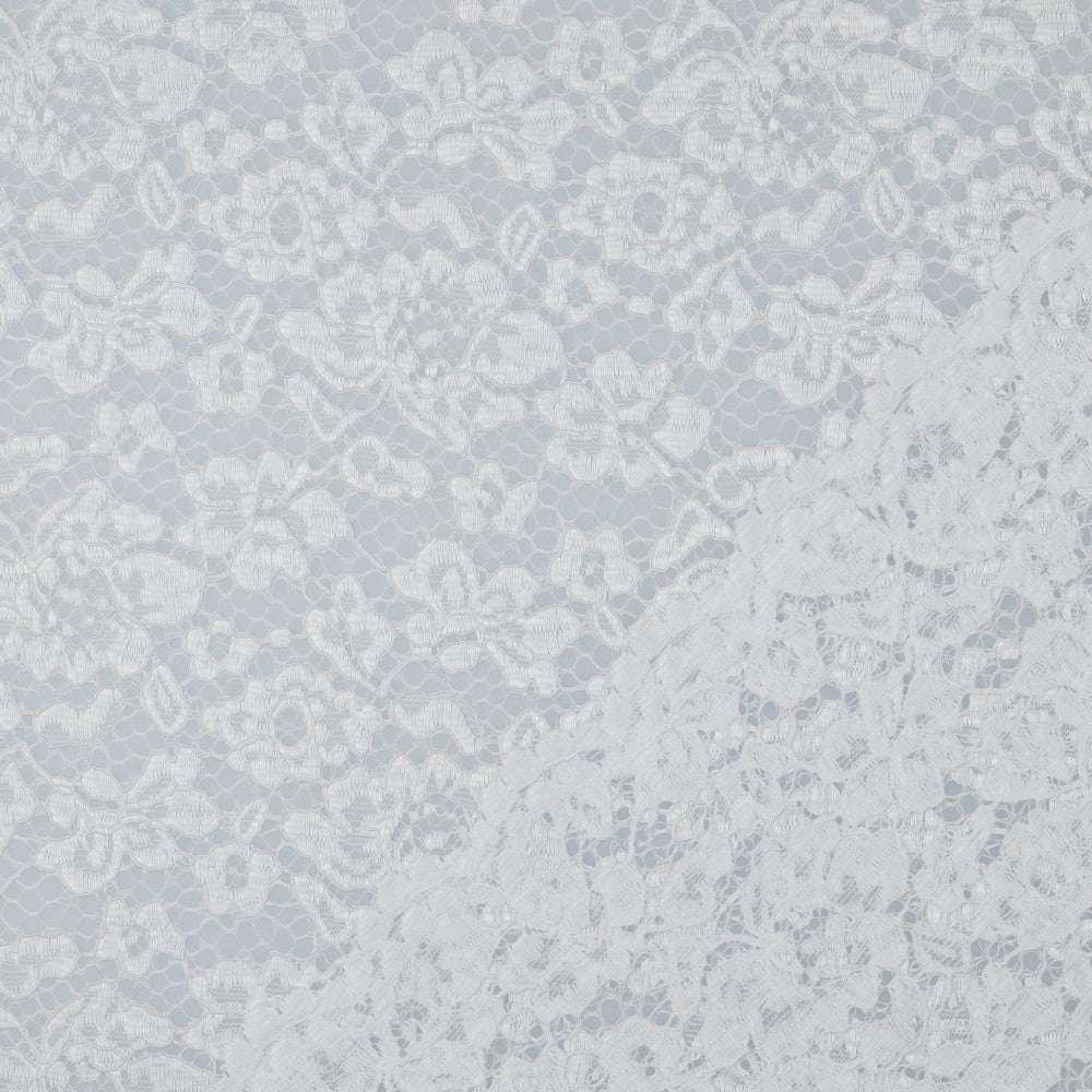 LACE TWO-SIDE SCALLOP - WHITE