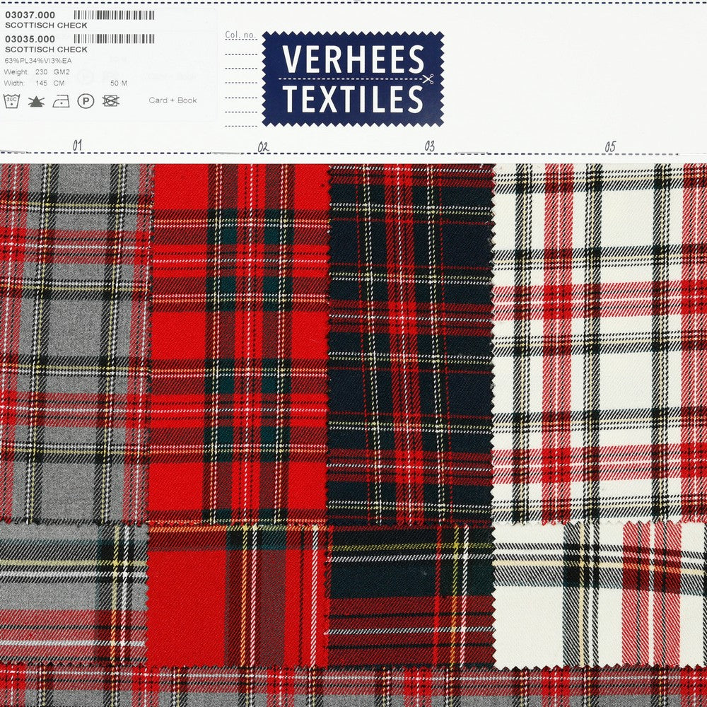 SCOTTISH CHECK RED