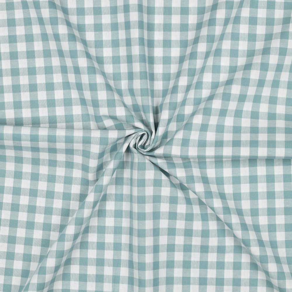 CHECKS - TEAL