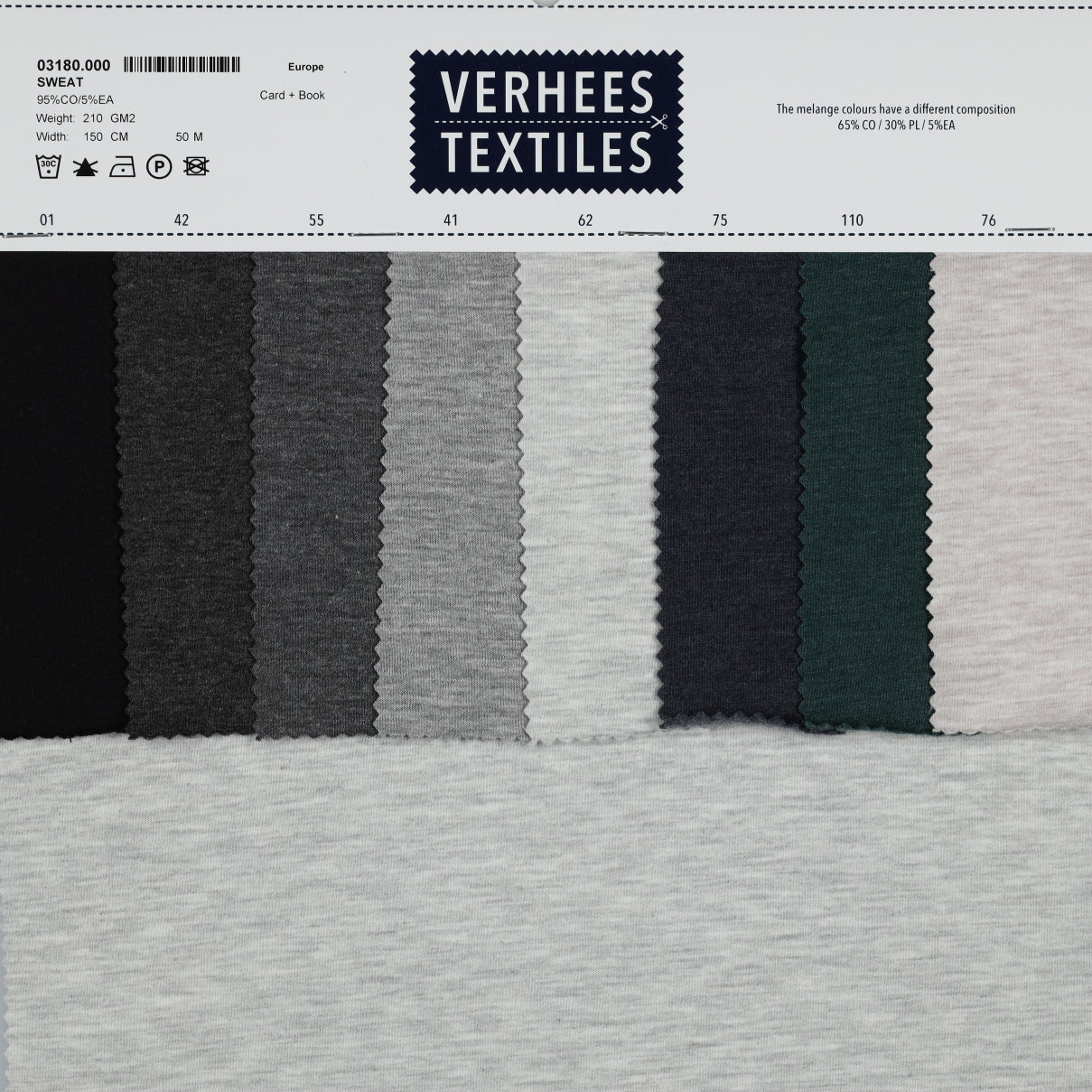 SWEAT - LIGHT GREY MELANGE