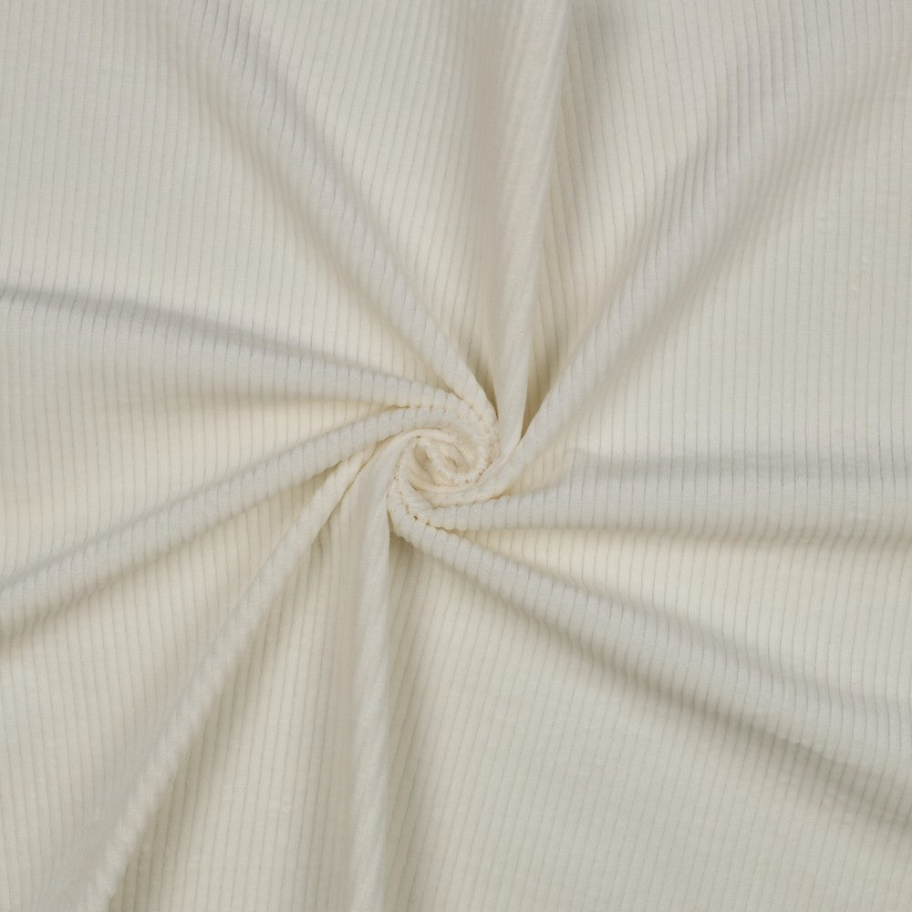 CORDUROY WASHED 6W STRETCH ECRU
