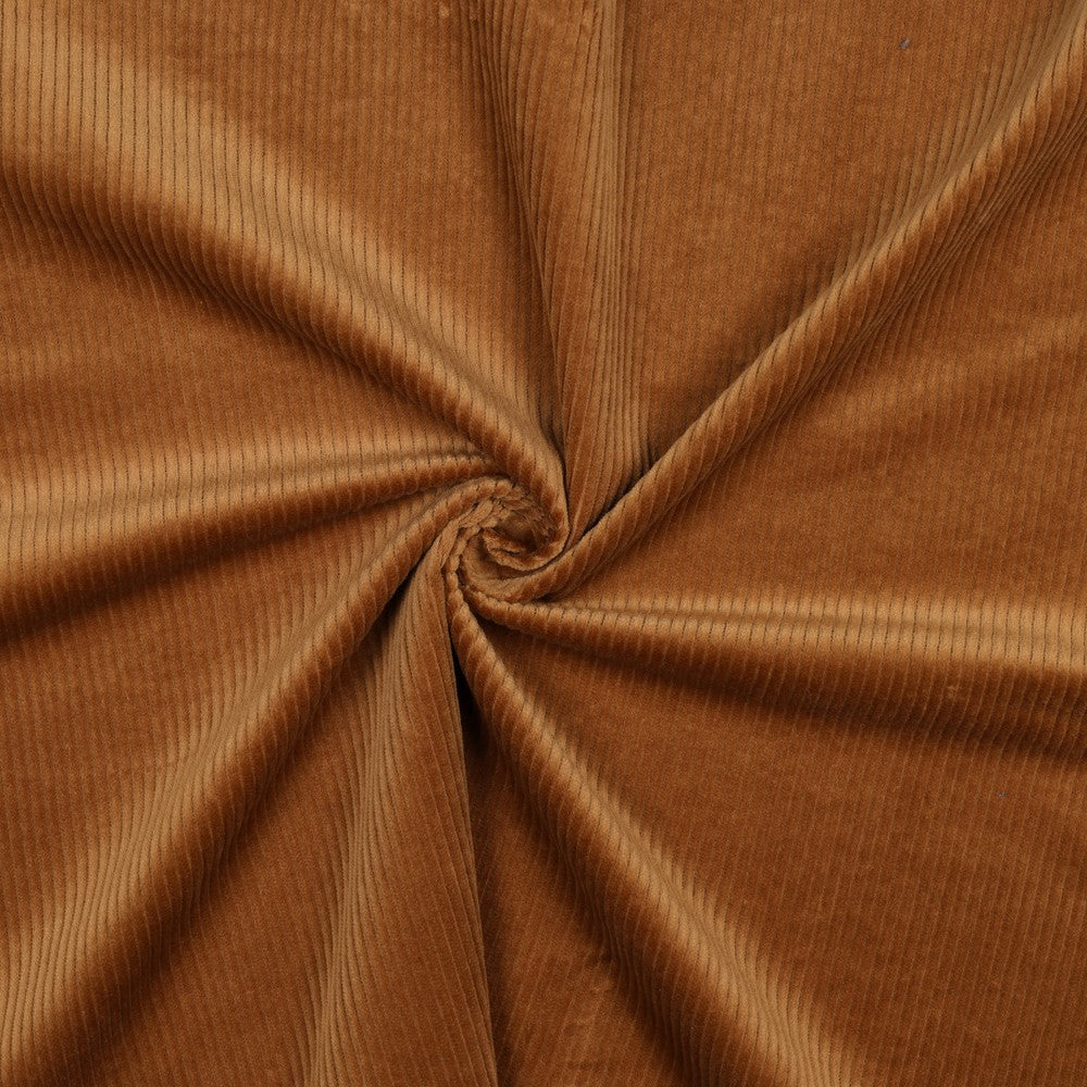 CORDUROY WASHED 6W STRETCH COGNAC