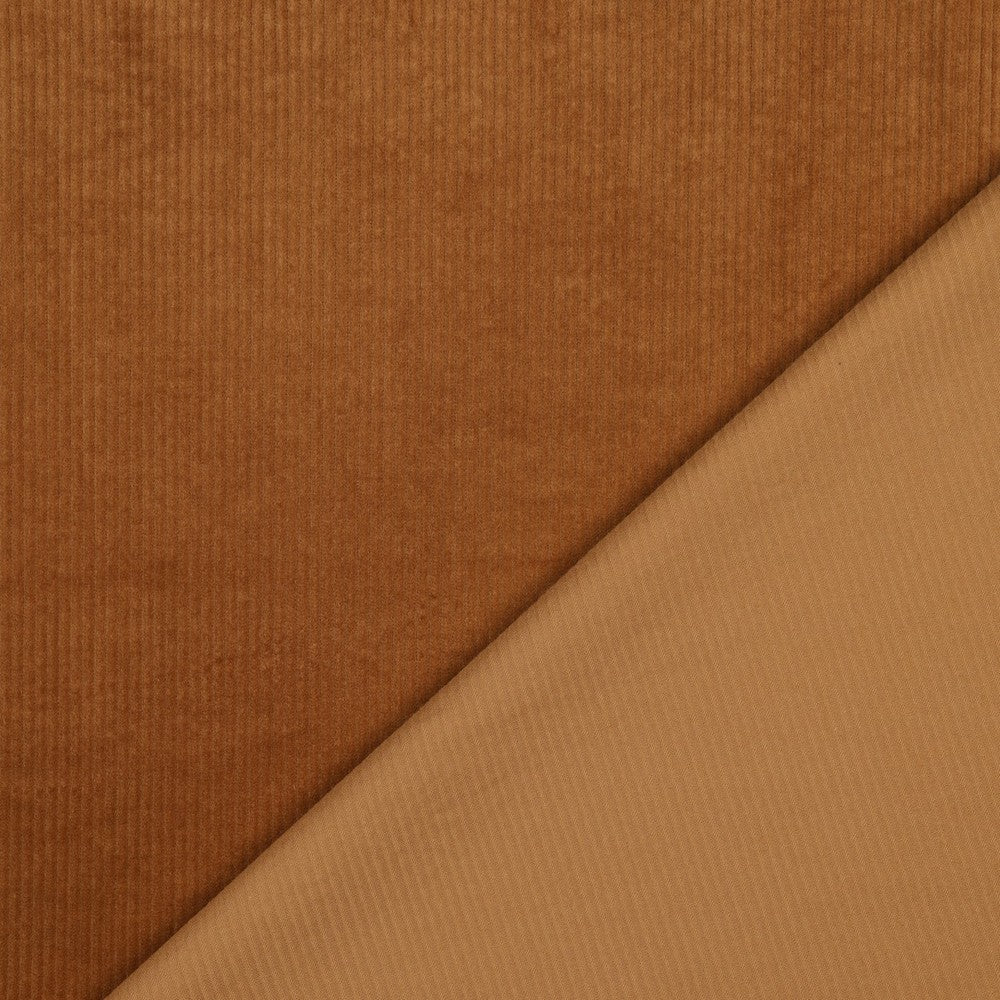 CORDUROY WASHED 6W STRETCH COGNAC