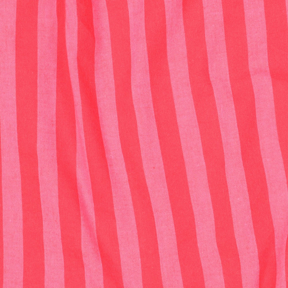 COTTON YARN DYED STRIPES PINK