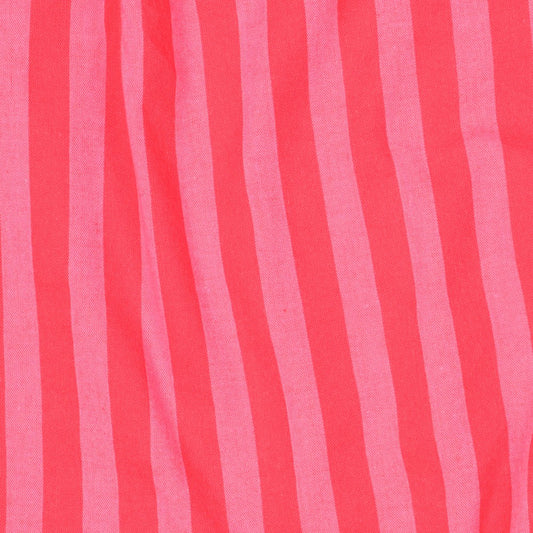 COTTON YARN DYED STRIPES PINK