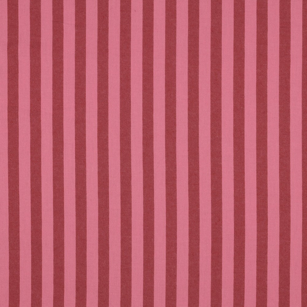 COTTON YARN DYED STRIPES MAUVE
