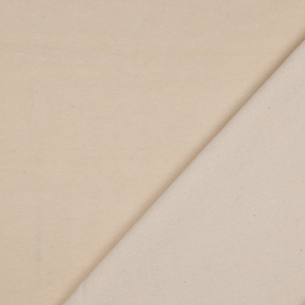 MERINO WOOL FLEECE ECRU