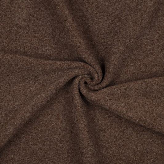 MERINO WOOL FLEECE BROWN