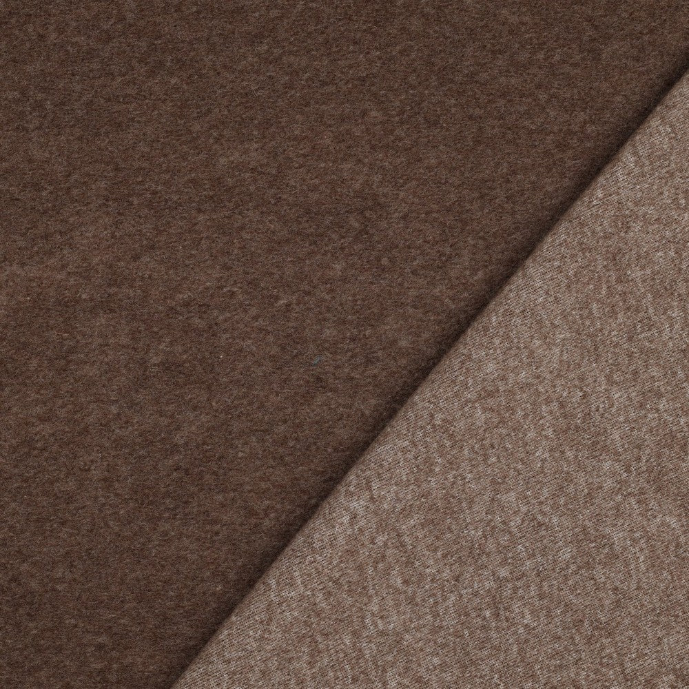 MERINO WOOL FLEECE BROWN