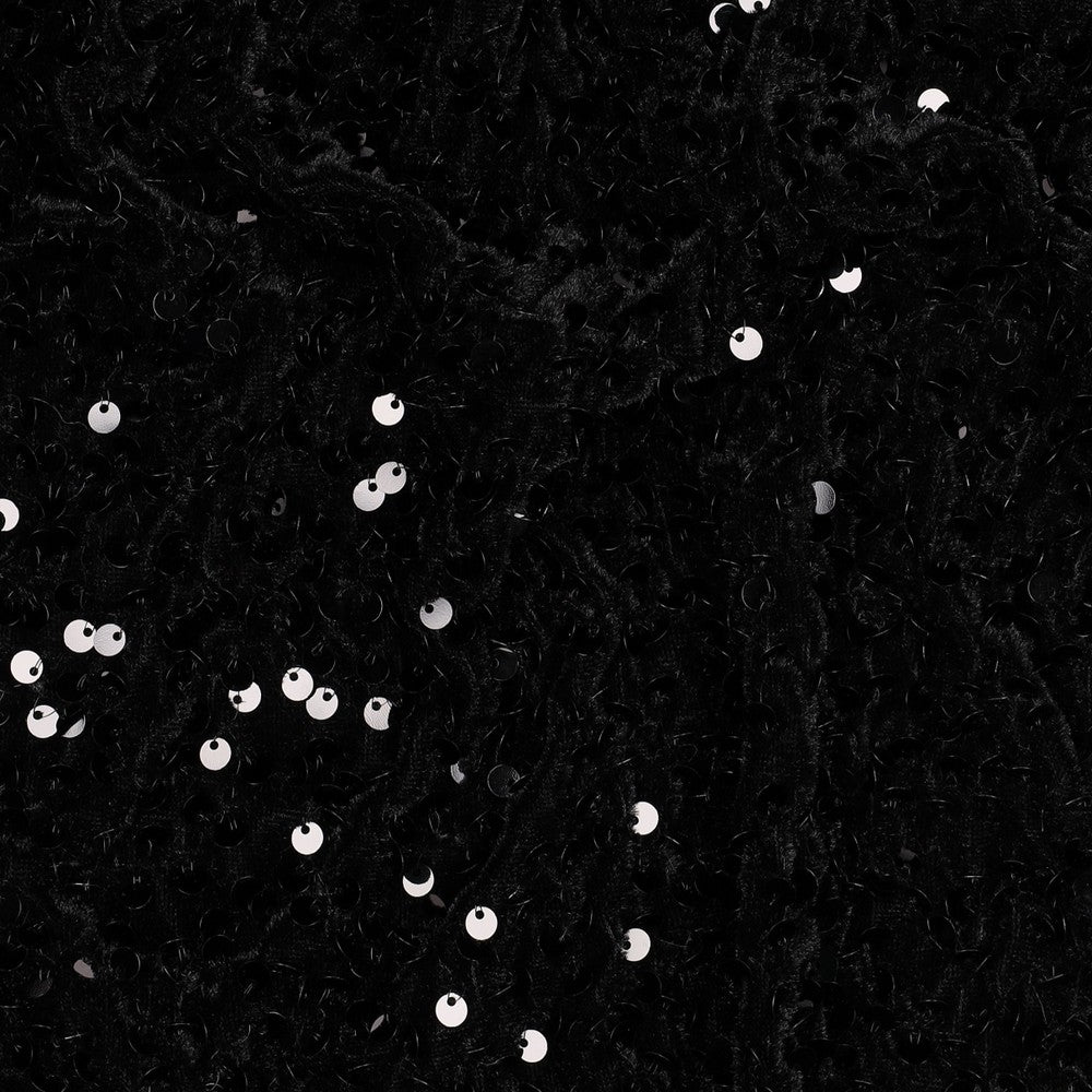 SEQUINS VELVET - BLACK