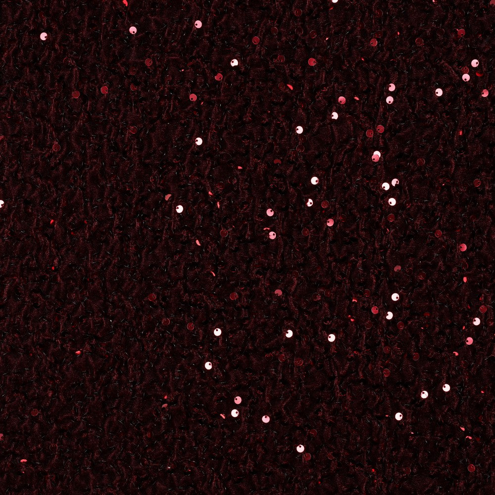 SEQUINS VELVET - BORDEAUX
