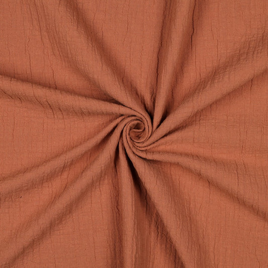 DOUBLE GAUZE SLUB BRICK