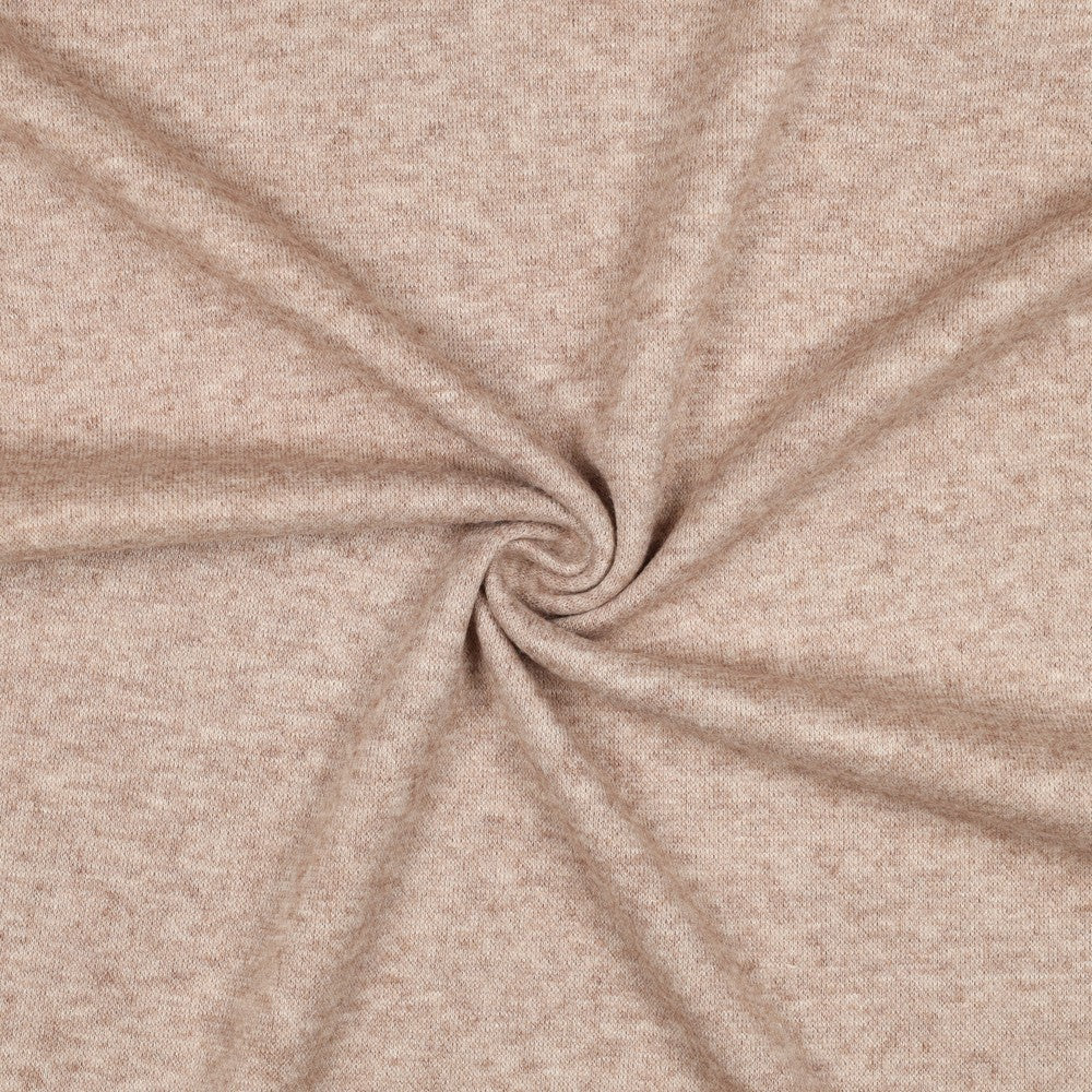 KNITTED MELANGE CINNAMON MELANGE