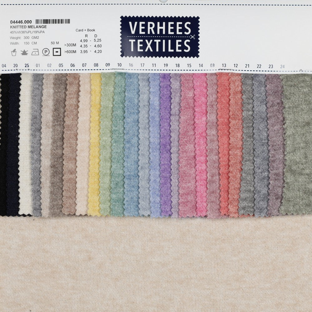 KNITTED MELANGE LAVENDER MELANGE
