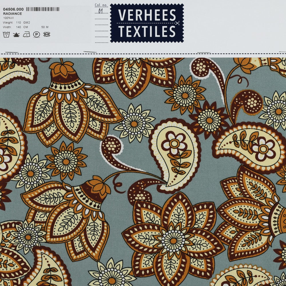 RADIANCE PAISLEY OLD GREEN