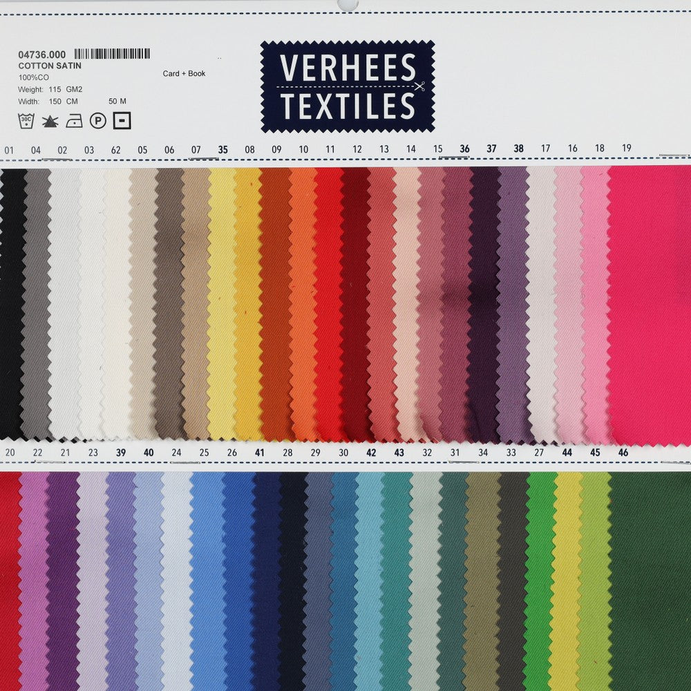 COTTON SATIN ECRU