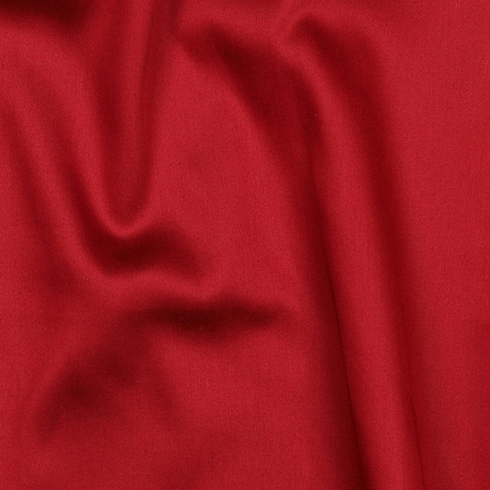 COTTON SATIN BORDEAUX