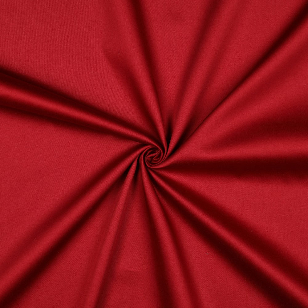 COTTON SATIN BORDEAUX