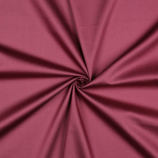 COTTON SATIN BURGUNDY