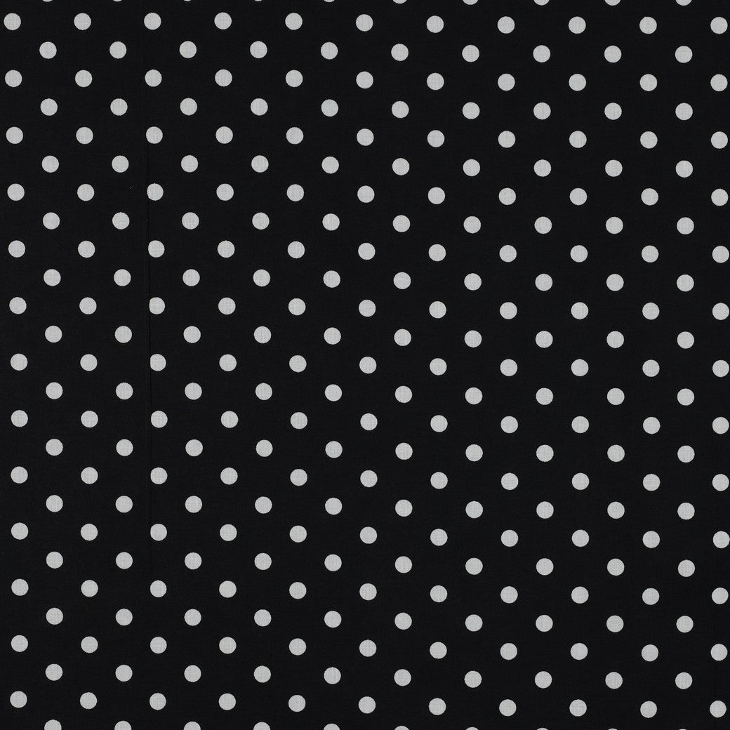 POPLIN DOTS - BLACK