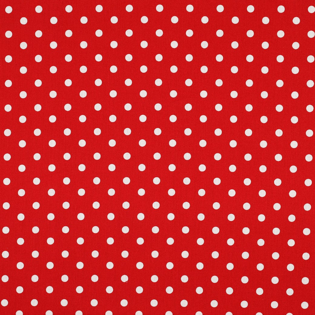 POPLIN DOTS - RED