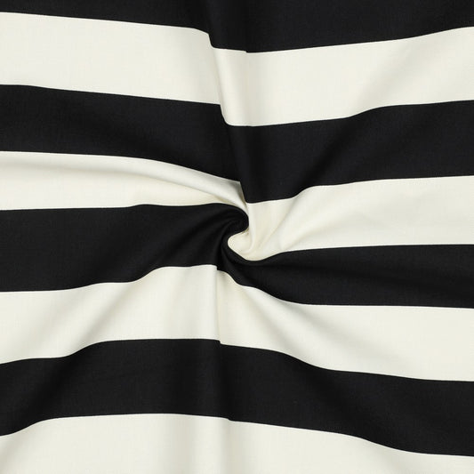 CANVAS STRIPES Black/White