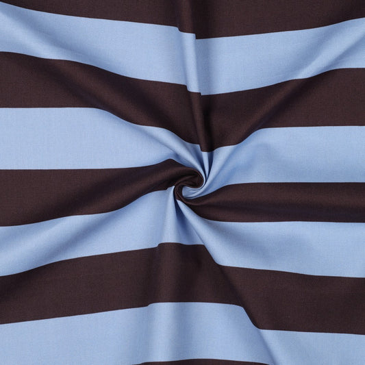 CANVAS STRIPES Light Blue/Dark Purple