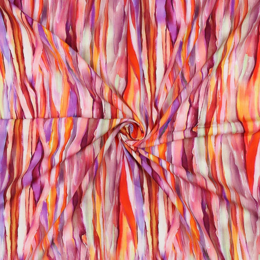 RADIANCE DIGITAL ABSTRACT STRIPES PINK