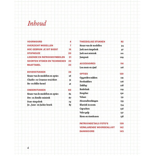 De complete kindergarderobe in 12 patronen