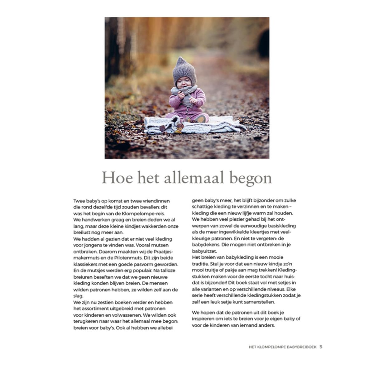 Het Klompelompe babybreiboek