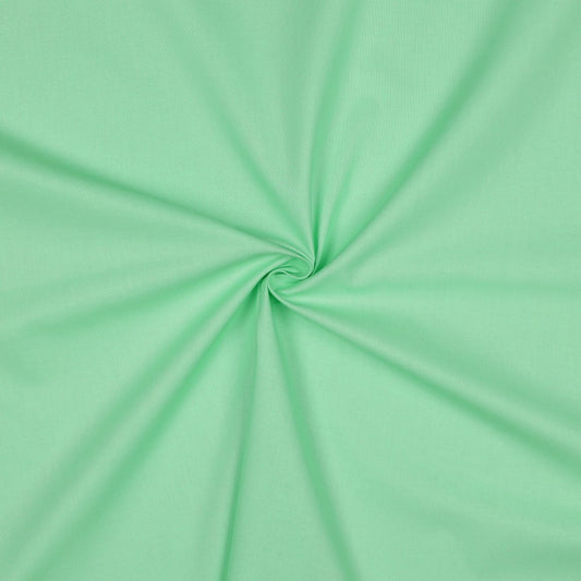 COTTON POPLIN - GREEN NEON