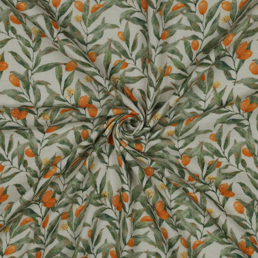 DOUBLE GAUZE DIGITAL LEAVES