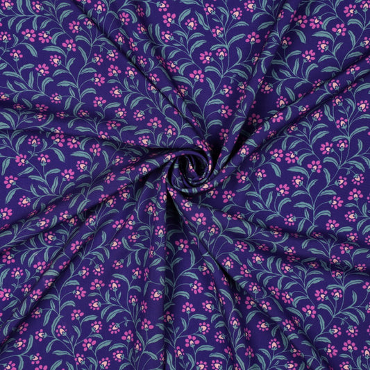 VISCOSE RADIANCE FLOWERS - BLUE