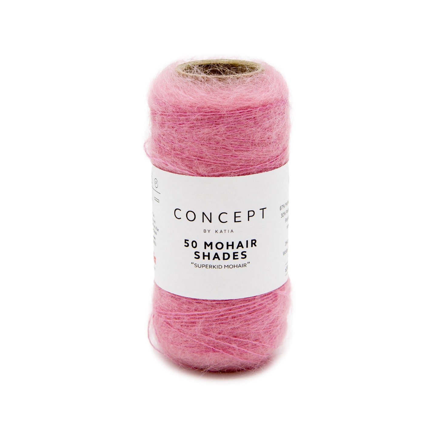 50 MOHAIR SHADES Kauwgom roze 36