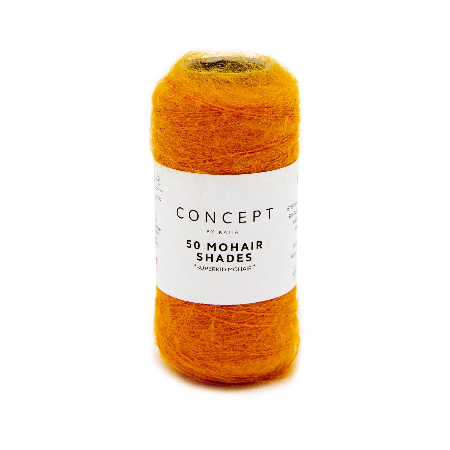 50 MOHAIR SHADES Licht oranje 47
