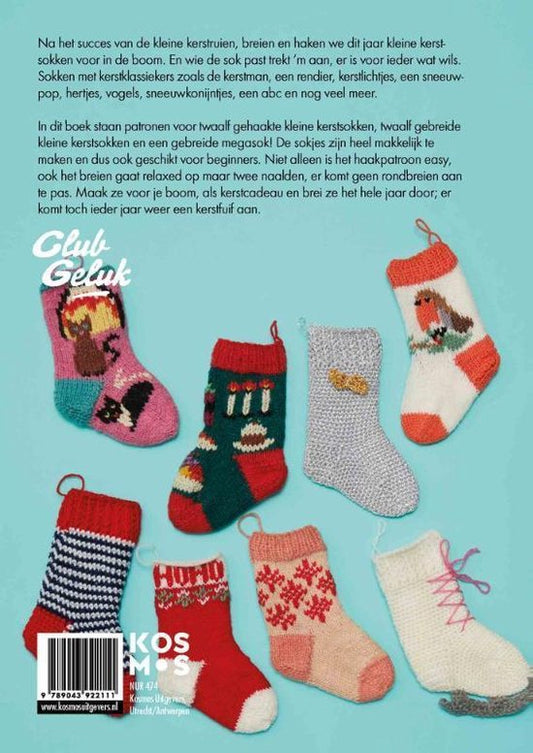 Kerstsokjes breien & haken met Club Geluk