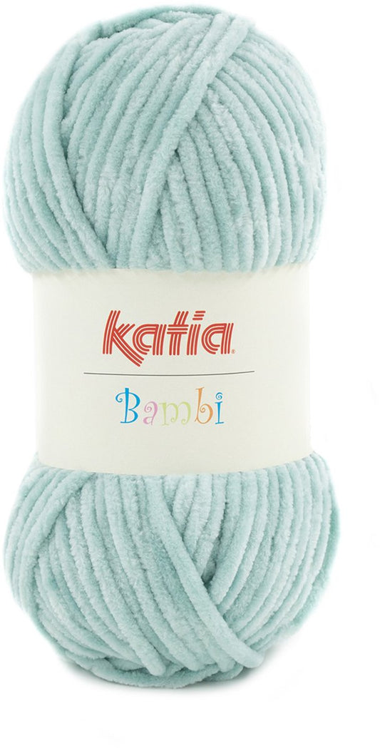 Katia Bambi - 328 witgroen - Chenille Garen