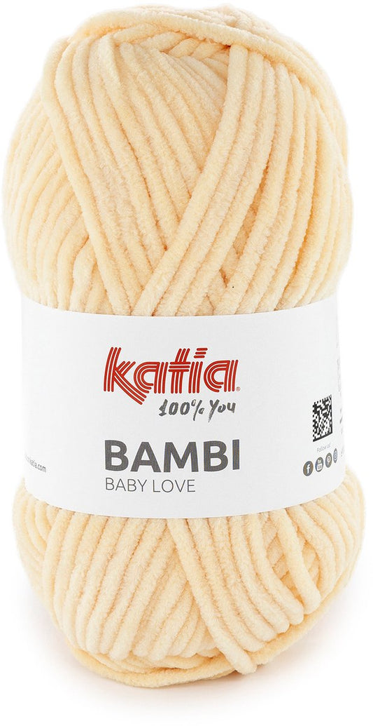 Katia Bambi - 342 porselein - Chenille Garen