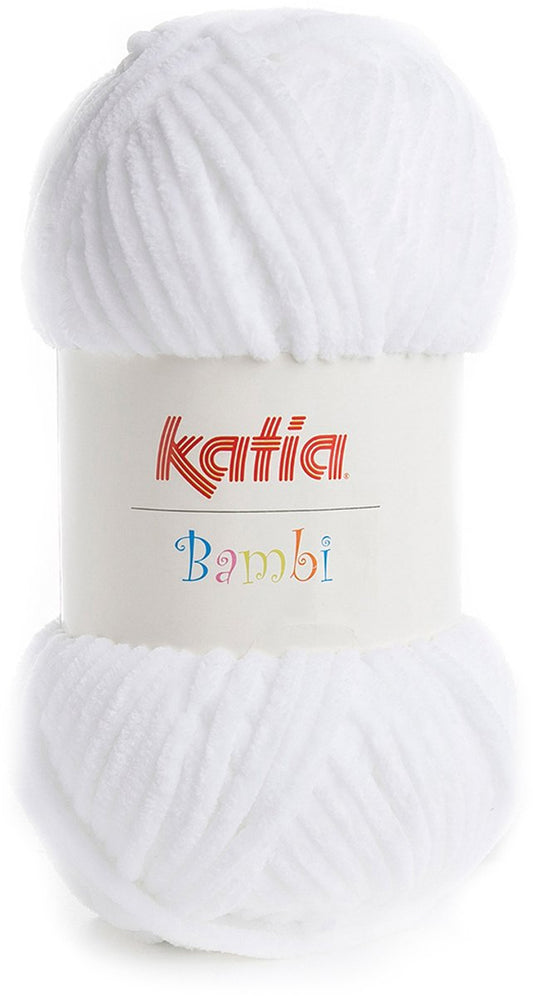 Katia Bambi - 300 wit - Chenille Garen