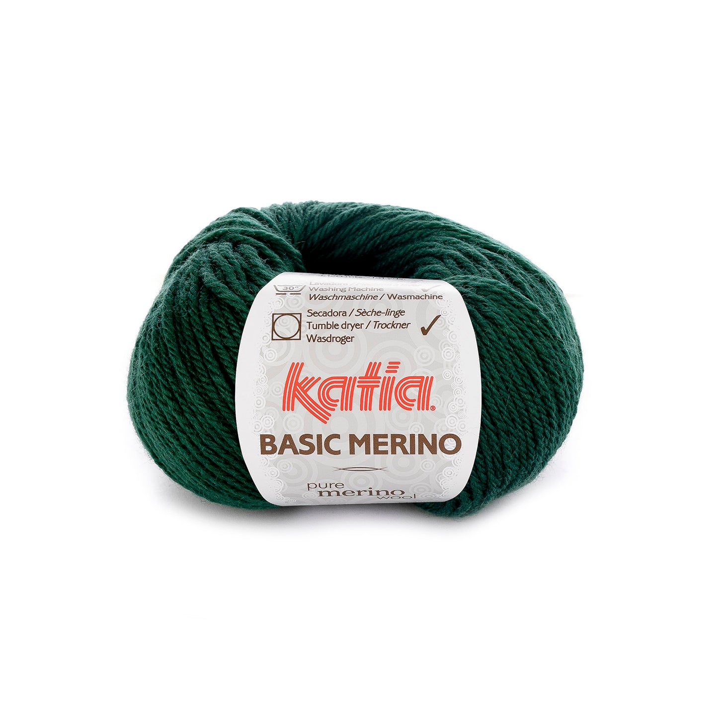 Katia Basic Merino Zeer donker groen kleur - 15