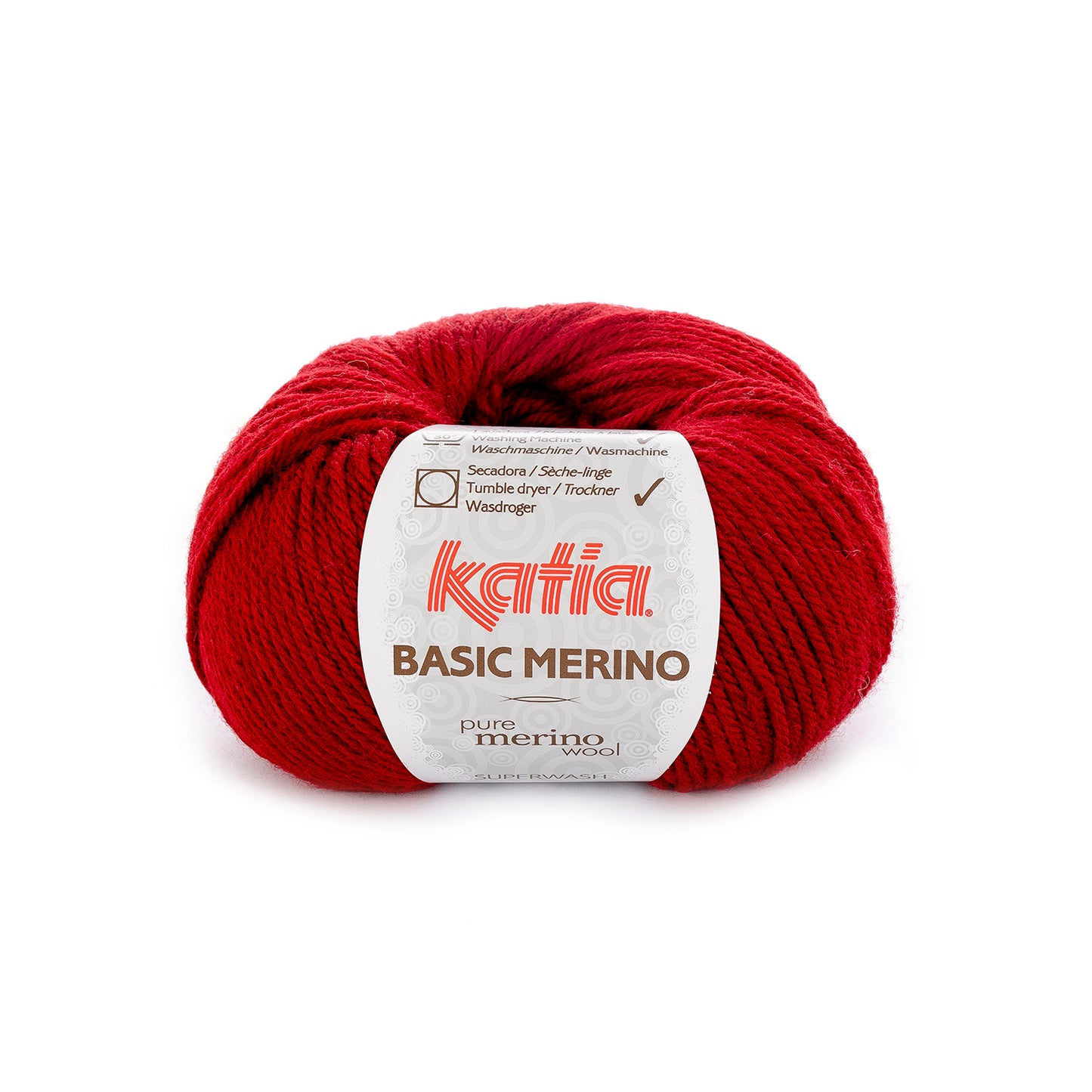 Katia Basic Merino Wijn rood kleur - 22